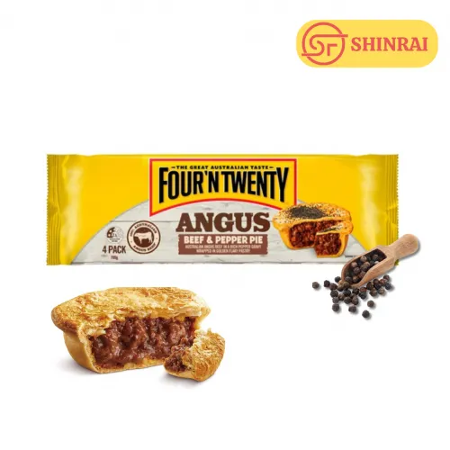 Bánh pie bò Four’n Twenty Úc vị bò tiêu (Bịch 4 bánh 700g)